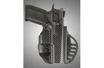 Image of HOGUE ARS Stage 1, Carry CZ P-07 Right Hand Holster CF Weave, Black 52877