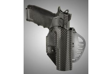 Image of HOGUE ARS Stage 1, Carry CZ P-09 Right Hand Holster CF Weave, Black 52879