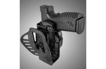 Image of HOGUE ARS Stage 1, Carry Fits Springfield XDM Right Hand Holster Black, Black 52072