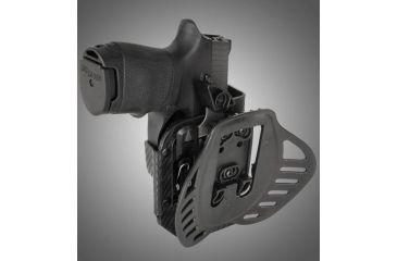 Image of HOGUE ARS Stage 1, Carry Sig Sauer P250 Compact Left Hand Holster CF Weave, Black 52925