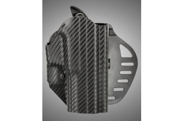 Image of HOGUE ARS Stage 1, Carry Springfield XD9 4in. Barrel Right Hand Holster CF Weave, Black 52873