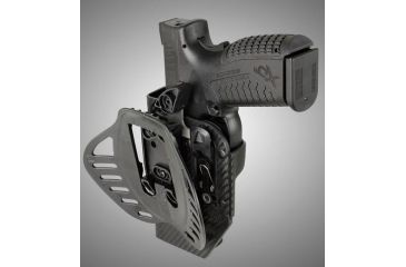 Image of HOGUE ARS Stage 1, Carry Springfield XDM Right Hand Holster CF Weave, Black 52872