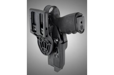 Image of HOGUE ARS Stage 2, Duty S&amp;W M&amp;P 9MM, 40S&amp;W, 357SIG Right Hand Holster Black, Black 52474