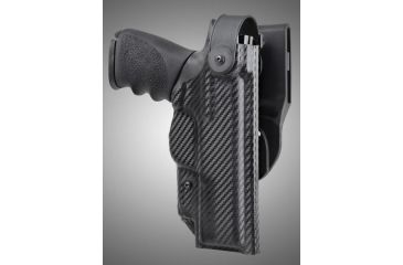 Image of HOGUE ARS Stage 2, Duty S&amp;W M&amp;P 9MM, 40S&amp;W, 357SIG Right Hand Holster CF Weave, Black 52674