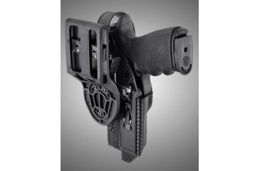 Image of HOGUE ARS Stage 2, Duty S&amp;W M&amp;P 9MM, 40S&amp;W, 357SIG Right Hand Holster CF Weave, Black 52674