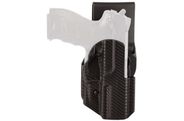 Image of Hogue ARS Stage 1 Sport Carbon Fiber OWB Belt Holster, Heckler &amp; Koch VP9, Right Hand, Black, 52203