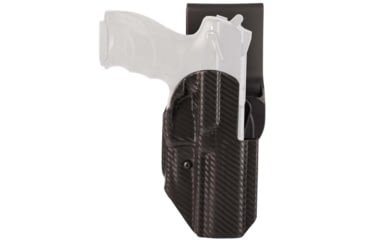 Image of Hogue ARS Stage 1 Sport Carbon Fiber OWB Belt Holster, Heckler &amp; Koch VP9L, Right Hand, Black, 52205