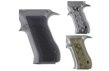Image of Hogue Baby Eagle .40 / 9mm Jericho &amp; Uzi Eagle Pistol Grip Checkered G-10