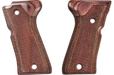 Image of Hogue Beretta 92 Compact Rose Lam. Grip, Checkered 93511