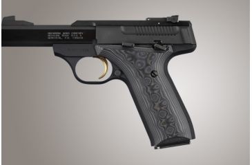 Image of Hogue Browning BuckMark URX G-10 - G-Mascus Black/Gray 72147-BLKGRY