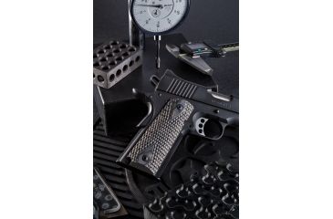 Image of Hogue Colt&amp;1911 Government Grips, Piranha G10 G-Mascus Brown Lava 174016