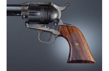 Image of Hogue Colt Single Action Coco Bolo Cowboy Panels, Checkered 50861
