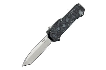 Image of Hogue Compound Automatic Folding Knife, 3.5in, CPM S30V Stainless, Tanto Blade, G-Mascus Black G10 Handle, 34029