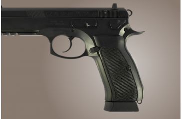 Image of Hogue Cz 75 Cz 85 Checkered G 10 Black 75179