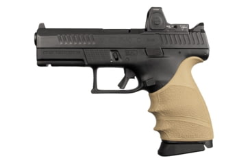 Image of Hogue CZ P-10 C HandALL Beavertail Grip Sleeve, FDE, 17813