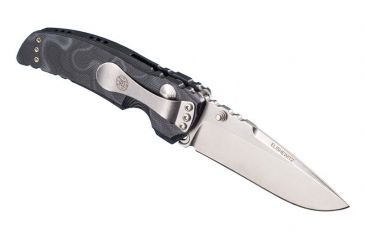 Image of Hogue EX-01 3.5in Tactical Folder Drop Point Blade Tumble Finish G-10 Frame - G-Mascus Black 34179