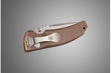 Image of Hogue EX-03 3.5in Folder Drop Point Blade Tumble Finish Polymer Frame - Matte Brown 34373