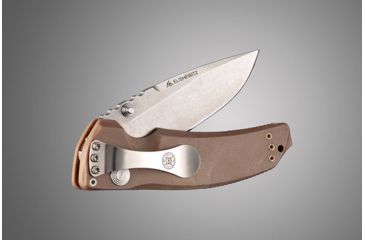 Image of Hogue EX-03 3.5in Folder Drop Point Blade Tumble Finish Polymer Frame - Matte Brown 34373