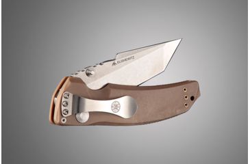Image of Hogue EX-03 3.5in Folder Tanto Blade Tumble Finish Polymer Frame - Matte Brown 34363