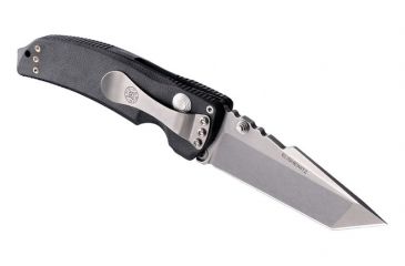 Image of Hogue EX-03 3.5in Folder Tanto Blade Tumble Finish Polymer Frame - Matte Black 34360