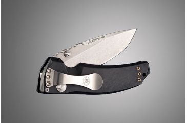 Image of Hogue EX-03 4in Folder Drop Point Blade Tumble Finish Polymer Frame - Matte Black 34350