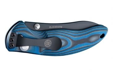 Image of Hogue EX-04 4in Folder Upswept Blade Black Finish G-10 Frame - G-Mascus Blue Lava 34453