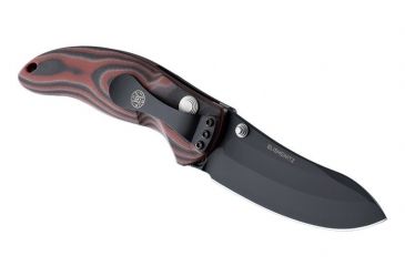 Image of Hogue EX-04 4in Folder Upswept Blade Black Finish G-10 Frame - G-Mascus Red Lava 34452