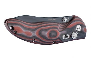 Image of Hogue EX-04 4in Folder Upswept Blade Black Finish G-10 Frame - G-Mascus Red Lava 34452