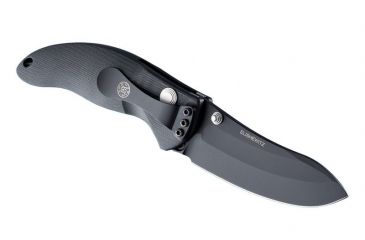 Image of Hogue EX-04 4in Folder Upswept Blade Black Finish G-10 Frame - Solid Black 34450