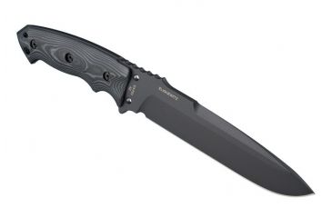 Image of Hogue EX-F01 7in Fixed Drop Point Blade A-2 Black Kote G-10 Scales - G-Mascus Black 35159