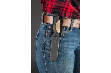 Image of Hogue EX-F02 4.5in Fixed Clip Point Blade Tumbled Finish Auto Retention Sheath Black,Rubber OverMolded Frame Dark Earth 35273