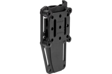 Image of Hogue Fray 4.2in Fixed Blade Knife, Stainless Steel, Tanto Blade, Rubber Handle, Black, NSN 1095-01-466-8569, 55349