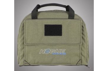 Image of HOGUE Gear Medium Pistol Bag w/ Front Pocket and Handles, OD Green 9in. Tall 12in. Long 59251