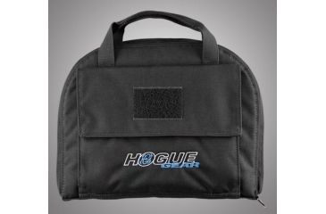 Image of HOGUE Gear Medium Pistol Bag w/ Front Pocket and 4 Magazine Pouch, Black 9in. Tall 12in. Long 59240