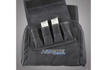 Image of HOGUE Gear Medium Pistol Bag w/ Front Pocket and 4 Magazine Pouch, Black 9in. Tall 12in. Long 59240