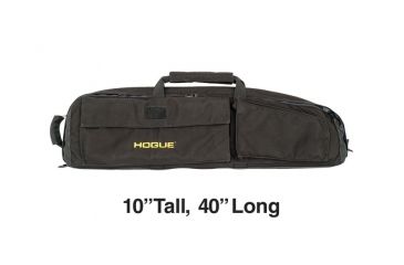 Image of Hogue Gear Medium Double Rifle Bag w/ Front Pocket and Handles, Black, 10in H x 40in L 59450