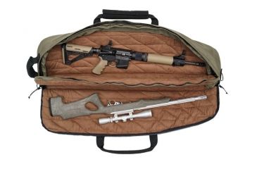 Image of Hogue Gear Medium Double Rifle Bag w/ Front Pocket and Handles, OD Green, 10in H x 40in L 59451