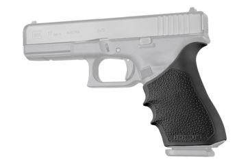 Image of Hogue Glock HandAll Beavertail Grip Sleeve, Glock 17/17L/19X/34/34 MOS, Gen 1/2/5, Black, 17020