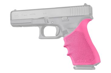 Image of Hogue Glock HandAll Beavertail Grip Sleeve, Glock 17/17L/19X/34/34 MOS, Gen 1/2/5, Pink, 17027