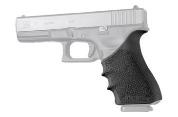 Image of Hogue Glock HandAll Beavertail Grip Sleeve, Glock 17 MOS/17L/22/35/35 MOS/34/34 MOS/31/37, Gen 3/4, Black, 17030