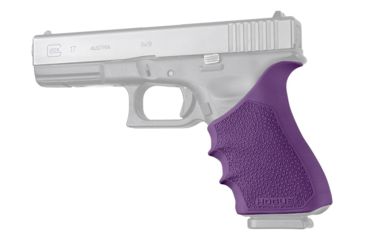 Image of Hogue Glock HandAll Beavertail Grip Sleeve, Glock 17 MOS/17L/22/35/35 MOS/34/34 MOS/31/37, Gen 3/4, Purple, 17036