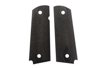 Image of Hogue Govt. G-10 3/16 Thin Checkered - Solid Black 01479