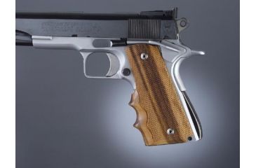 Image of Hogue Govt. Model Goncalo With Finger Grooves Checkered 45201