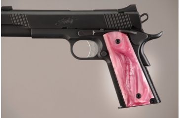 Image of Hogue Govt. Model Pink Pearlized-Polymer Ambidextrous Safety Cut 45518