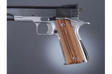 Image of Hogue Govt. Model Tulipwood Ambi-Cut Checkered 45721