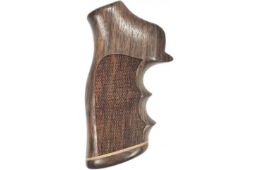 Image of Hogue GP100/Super Redhawk Gun Grip, Rosewood Stripe Cap Checkered 80921