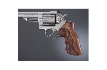 Image of Hogue GP100/Super Redhawk Kingwood No Finger Groove Big Butt 80634
