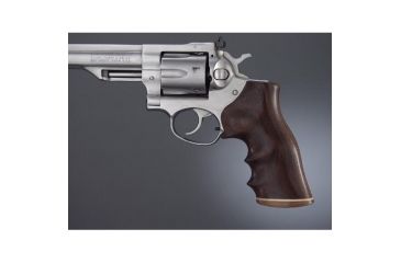 Image of Hogue GP100/Super Redhawk Pau Ferro Top Finger Groove Big Butt Checkered 80345