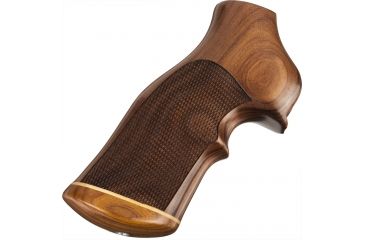 Image of Hogue GP100/Super Redhawk Pau Ferro Top Finger Groove Stripe Cap Checkered 80341