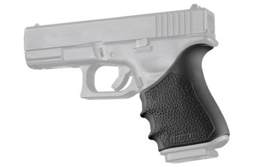 Image of Hogue HandAll Beavertail Grip Sleeve, Glock 19 Gen3/4, Black, 17040